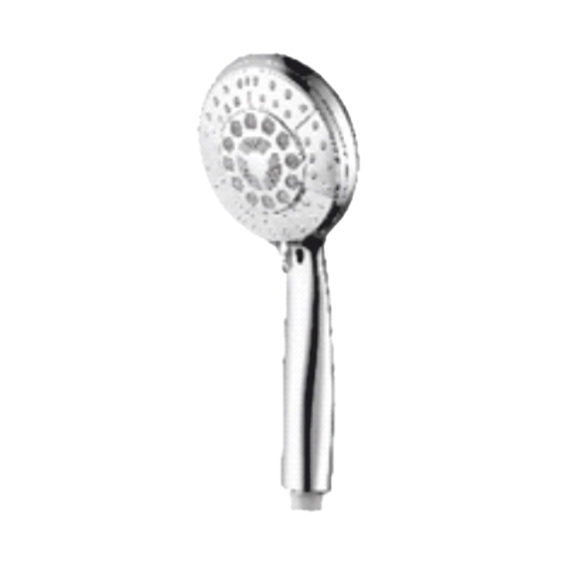 BHS-2001 Chrome Plated ABS Hand Rainduet Shower 5-Function with 1.5Mtr SS Tube & ABS Hook