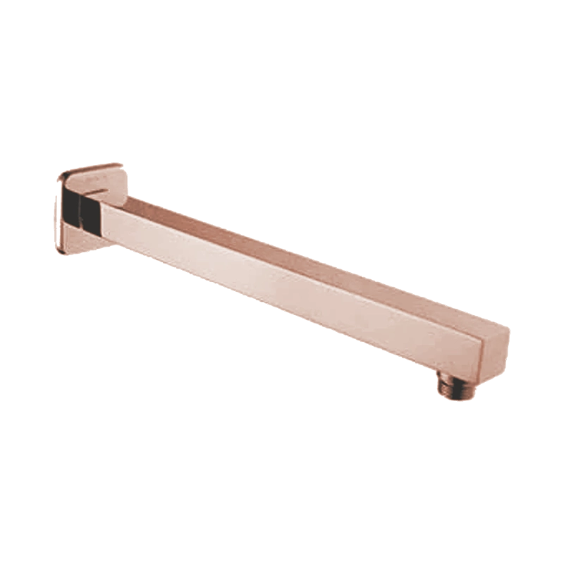 BOS-801RG  Rose Gold SS Shower Arm 450mm with Flange