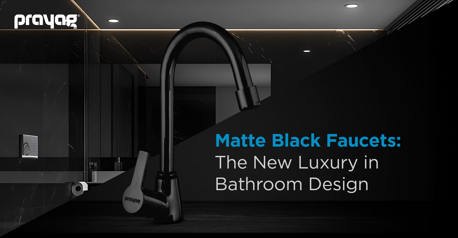 Matte Black Faucets