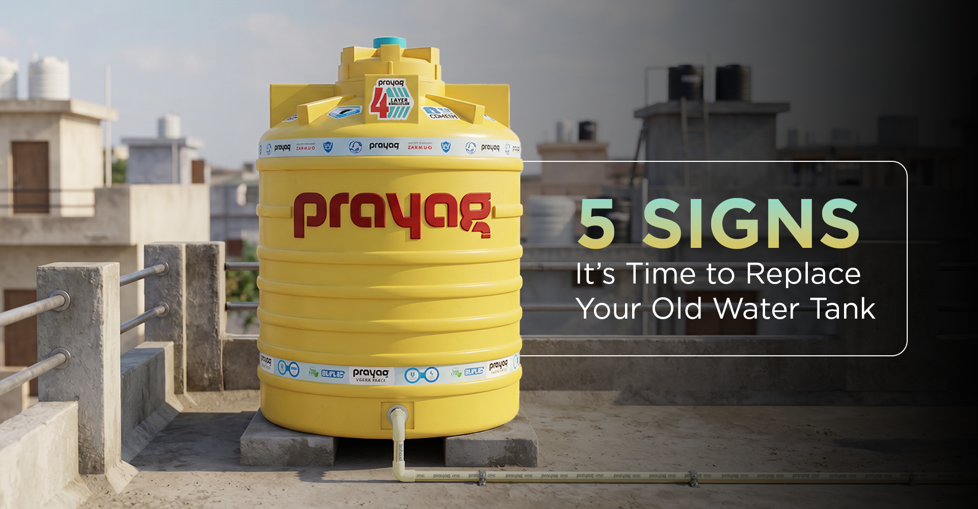 Replace your old water tank