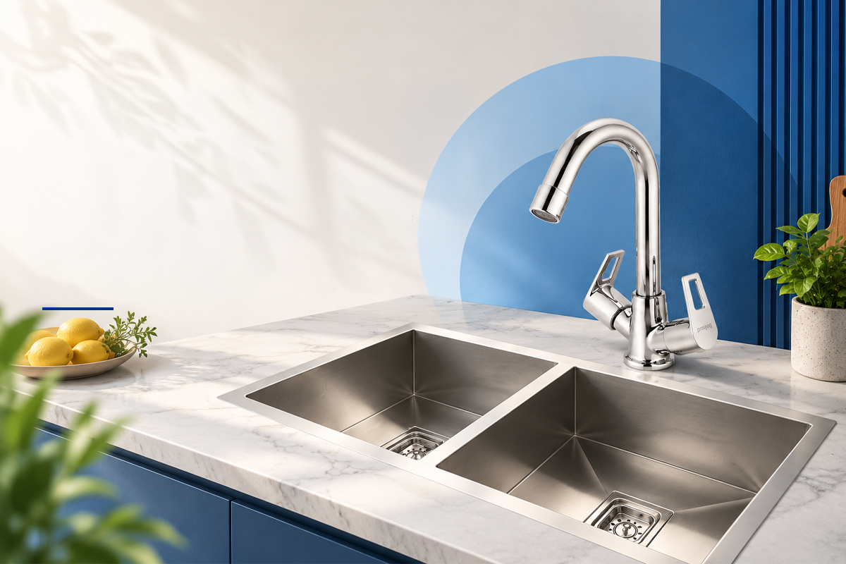 types of kitchen faucets