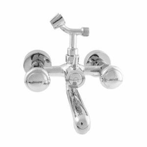 PIS 70 WALL MIXER TELEPHONIC WITH CRUTCH WITH (PROVISION FOR HAND SHOWER)