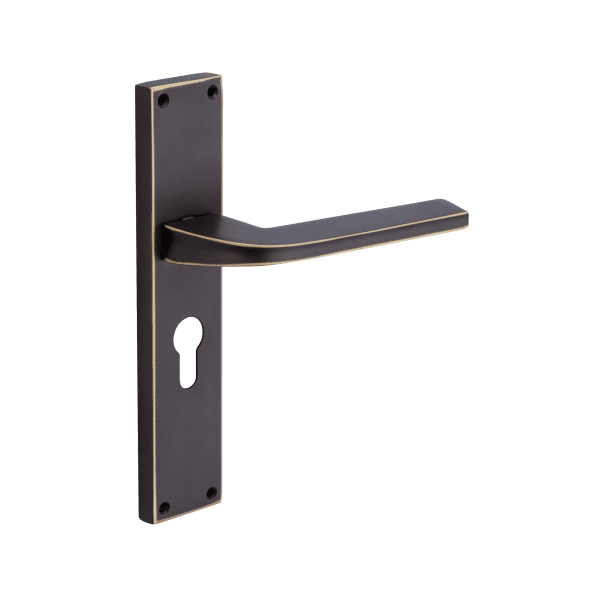 HLB-9070-BBM-P-10inch Door Handles – Brass / Zinc